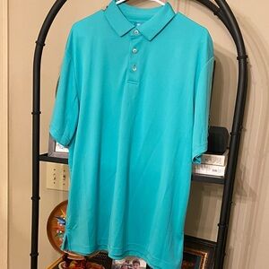 Men's Turquoise Golf/Polo Shirt